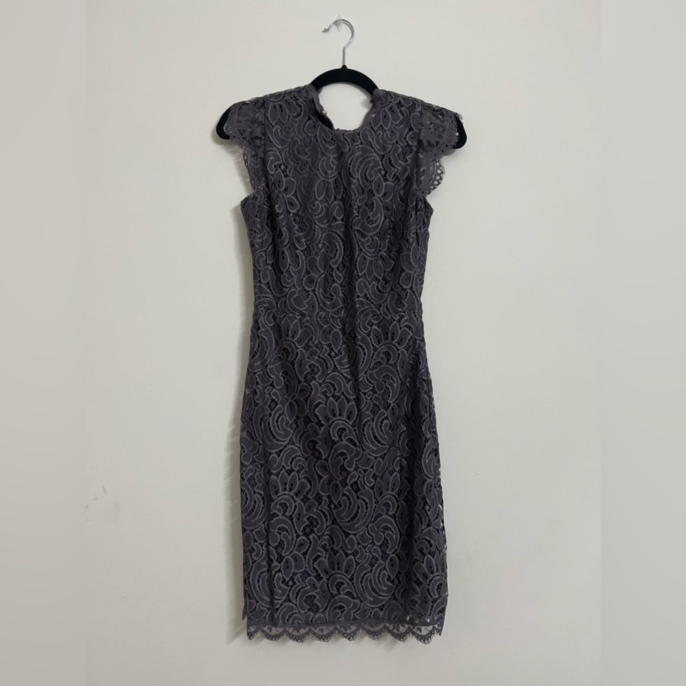 Knee length lace dress